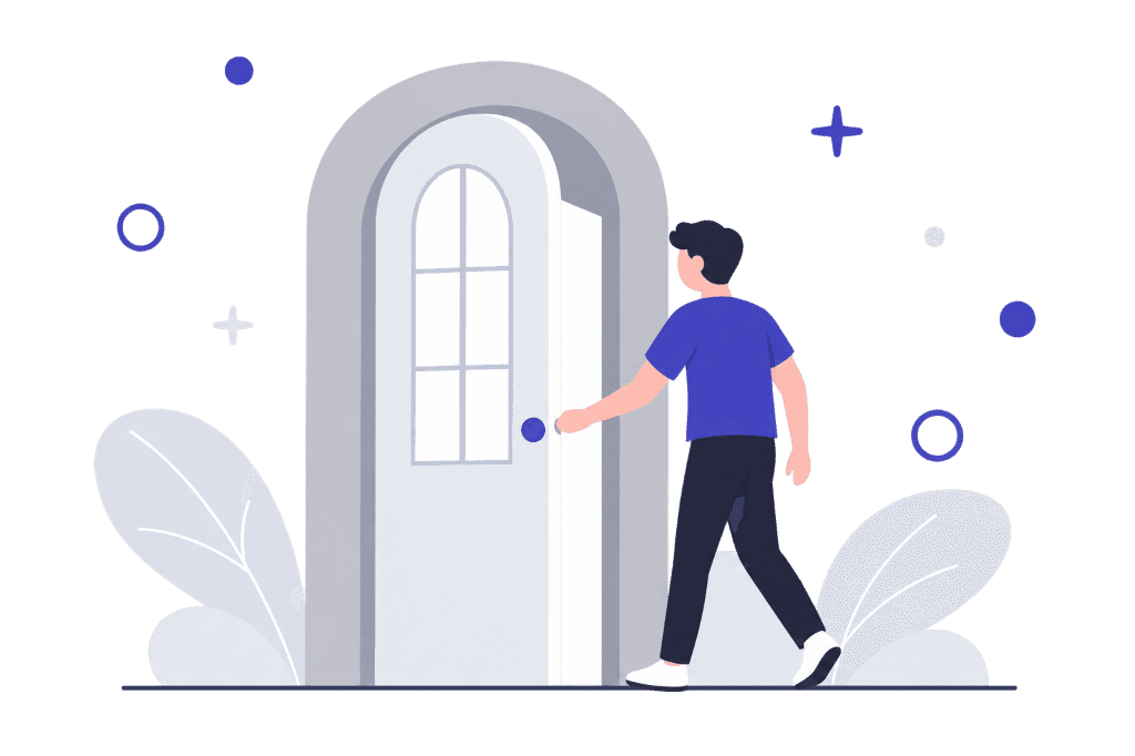 Welcome back illustration